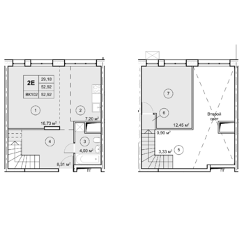3-комн. квартира -  Секция 2, кв.126