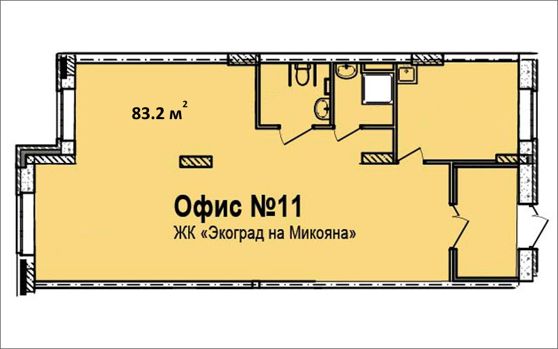 Продажа помещения 83,2 м2