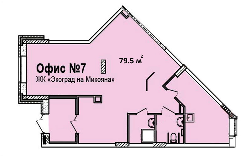 Продажа помещения 79,5 м2